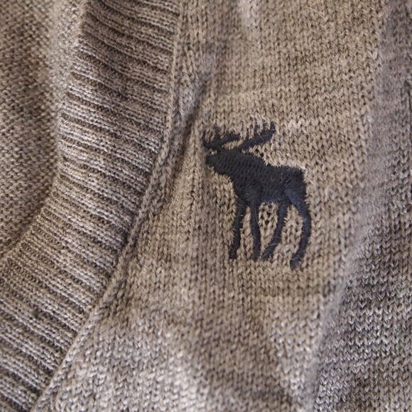 Vintage Abercrombie and Fitch V-Neck Sweater Y2K - Picture 3 of 6